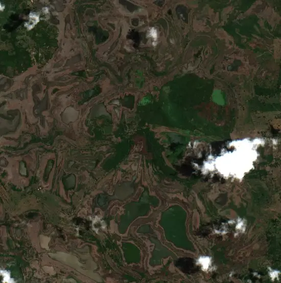 Antes — El Peñón (Sentinel-2, 2026-08-25)