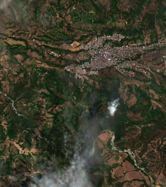 Después — Chaparral (Sentinel-2, 2026-09-09)