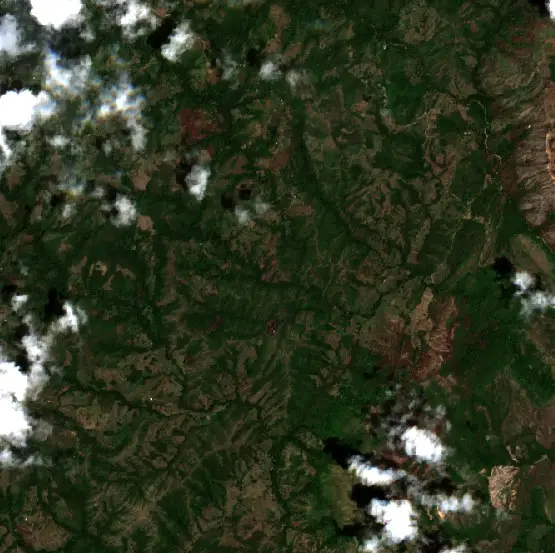 Después — Chaparral (Sentinel-2, 2026-10-14)