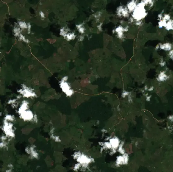 Después — Puerto Guzmán (Sentinel-2, 2026-10-06)
