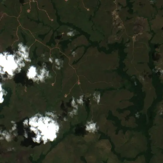 Antes — Puerto Gaitán (Sentinel-2, 2026-08-12)