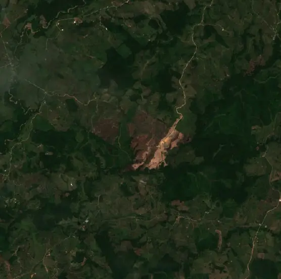 Antes — La Montañita (Sentinel-2, 2026-10-09)