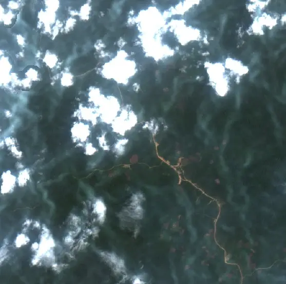 After — Murung Raya (Sentinel-2, 2026-09-21)
