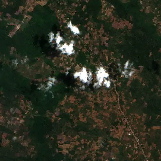 After — Muna Barat (Sentinel-2, 2026-09-22)