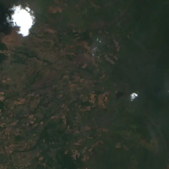 After — Muna (Sentinel-2, 2026-10-09)
