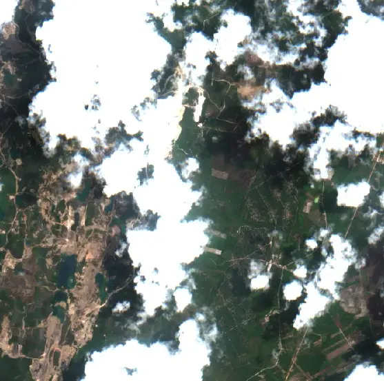 After — Kutai Kartanegara (Sentinel-2, 2026-09-08)
