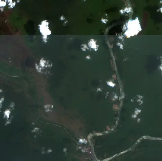 After — Kutai Kartanegara (Sentinel-2, 2026-09-21)