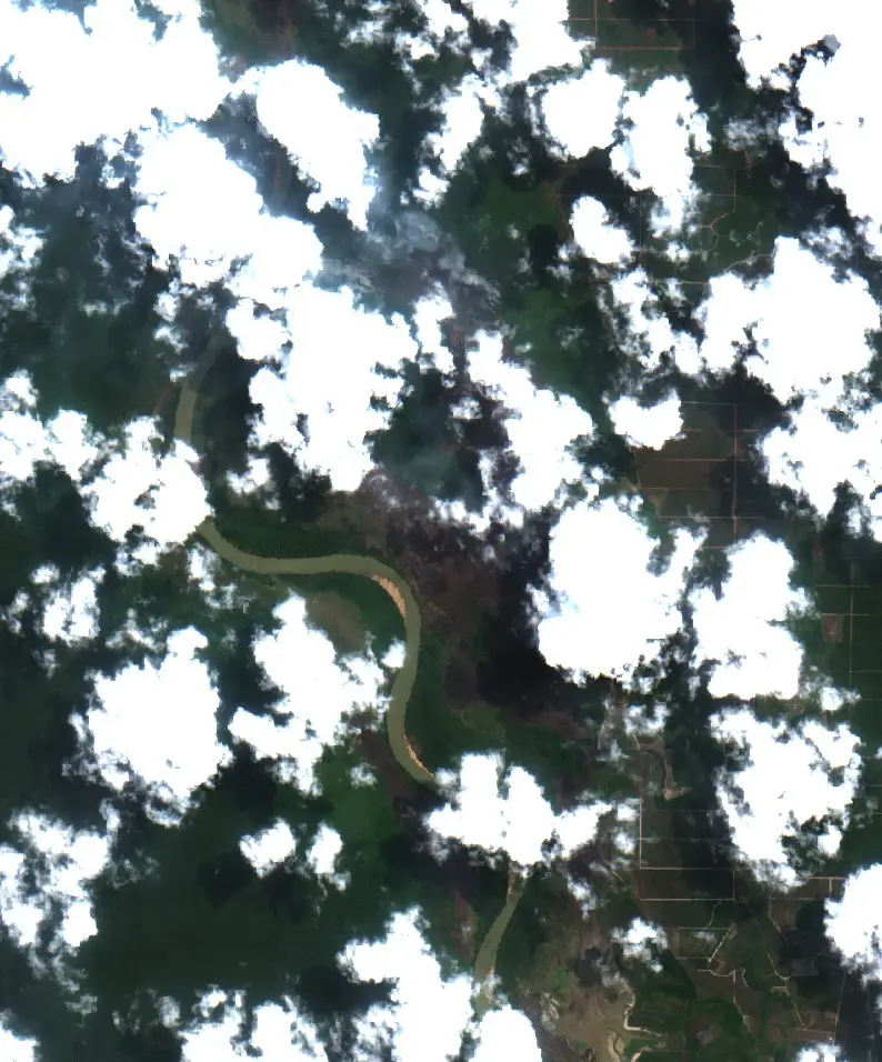 Before — Seruyan (Sentinel-2, 2026-08-20)