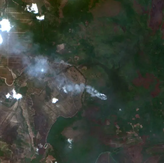 After — Desa Gadung (Sentinel-2, 2026-10-10)