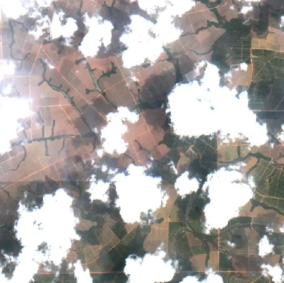 After — Gedung Meneng (Sentinel-2, 2026-10-20)