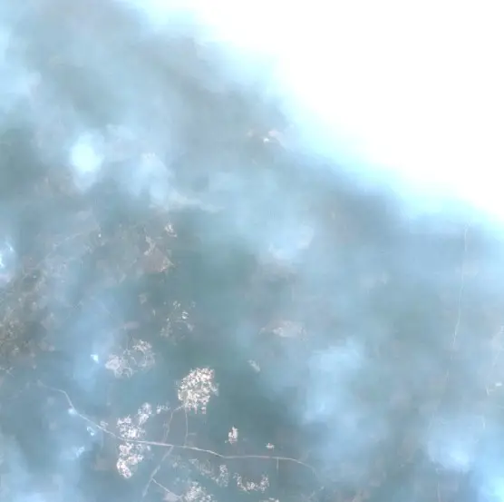 After — Pangkalan Bun (Sentinel-2, 2026-10-14)
