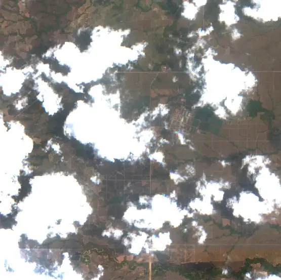 After — Bombana (Sentinel-2, 2026-10-09)
