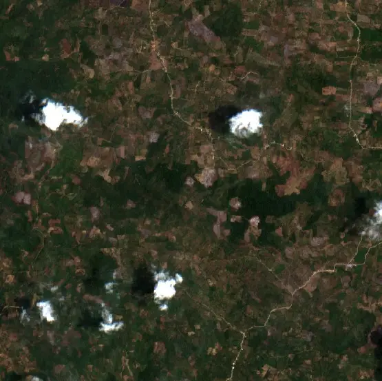After — Bombana (Sentinel-2, 2026-10-12)