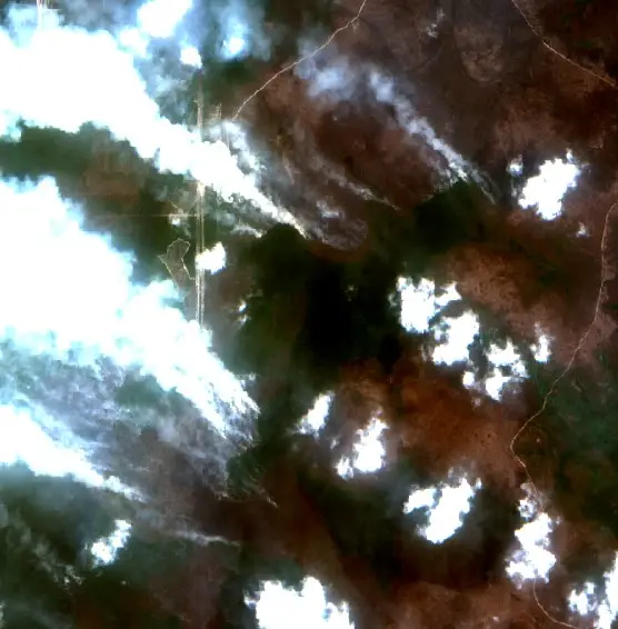 After — Kotawaringin Timur (Sentinel-2, 2026-10-14)