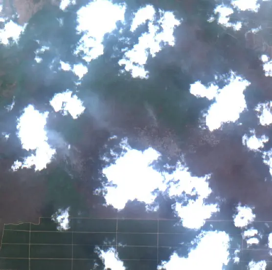 After — Sungai Rotan (Sentinel-2, 2026-10-18)
