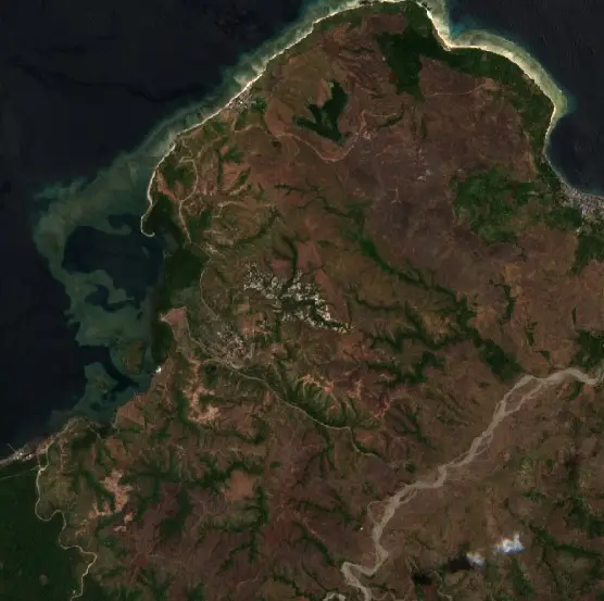 Before — Buru (Sentinel-2, 2026-09-13)