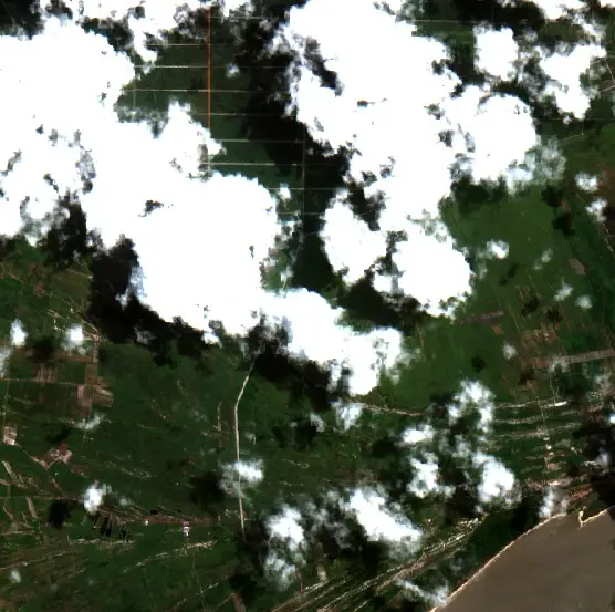 Before — Kuala Pembuang (Sentinel-2, 2026-08-30)