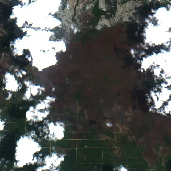 After — Paser (Sentinel-2, 2026-10-01)