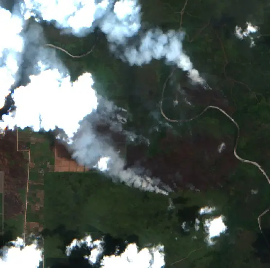 After — Cengal (Sentinel-2, 2026-10-23)