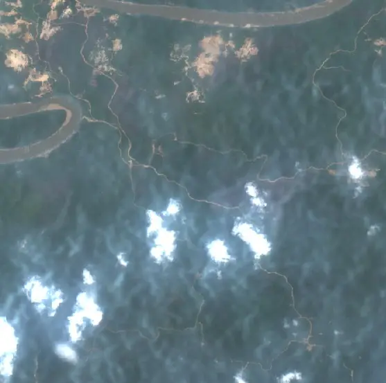 After — Murung Raya (Sentinel-2, 2026-09-21)