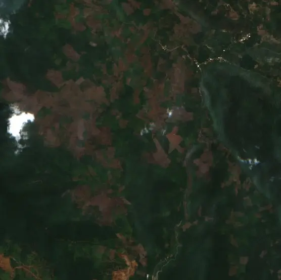 After — Luwu Timur (Sentinel-2, 2026-10-20)