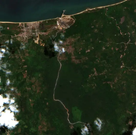 After — Pulau Taliabu (Sentinel-2, 2026-09-14)