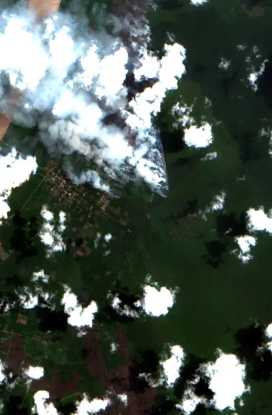 After — Katingan (Sentinel-2, 2026-09-14)
