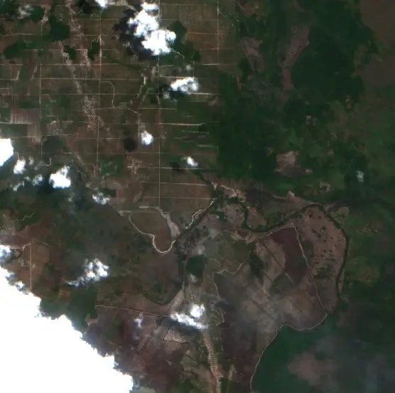 After — Bangka Selatan (Sentinel-2, 2026-09-20)