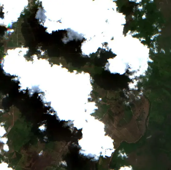 Before — Bangka Selatan (Sentinel-2, 2026-08-08)