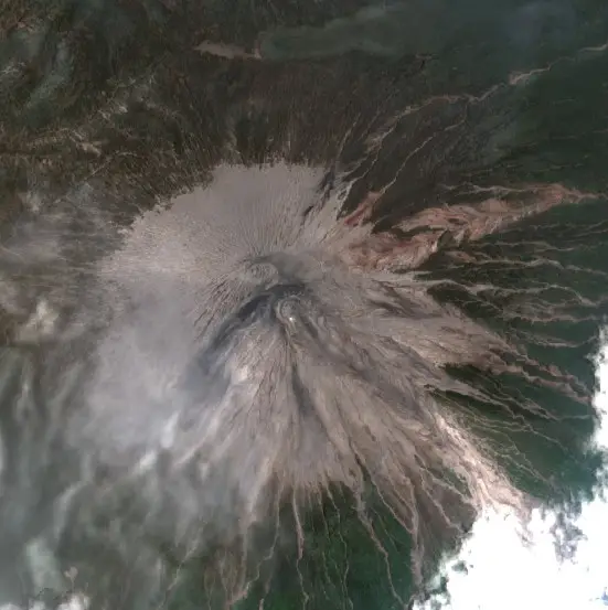 After — Lumajang (Sentinel-2, 2026-10-16)