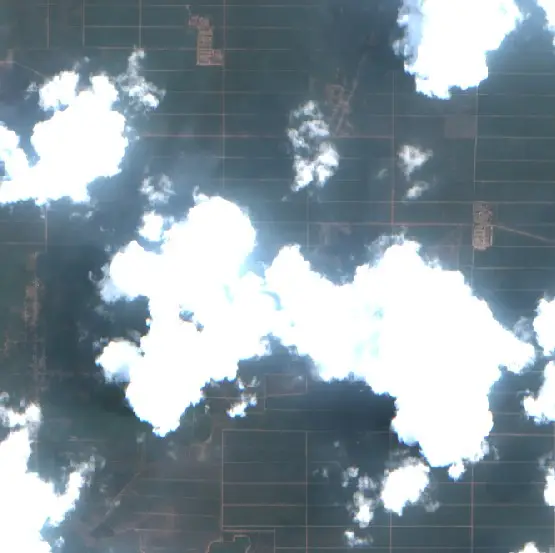 After — Mesuji Raya (Sentinel-2, 2026-10-13)