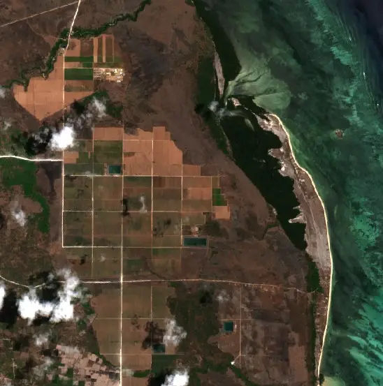 After — Desa Kabaru (Sentinel-2, 2026-10-07)