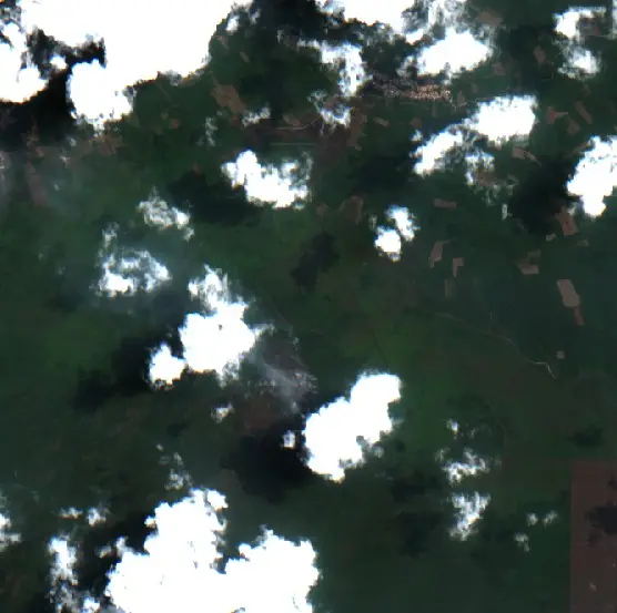 After — Pangkalan Lampam (Sentinel-2, 2026-09-03)