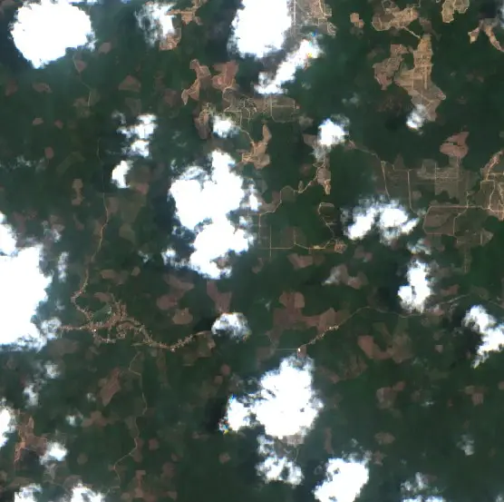 After — Sungai Keruh (Sentinel-2, 2026-09-30)