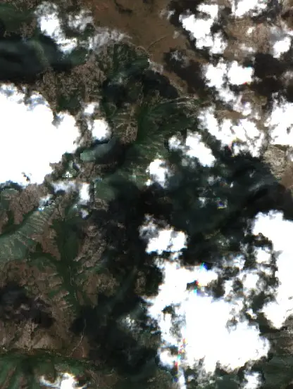 Потоа —  (Sentinel-2, 2026-09-04)