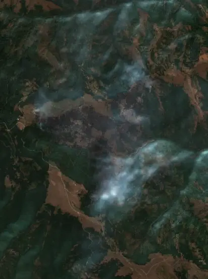 Потоа —  (Sentinel-2, 2026-09-07)