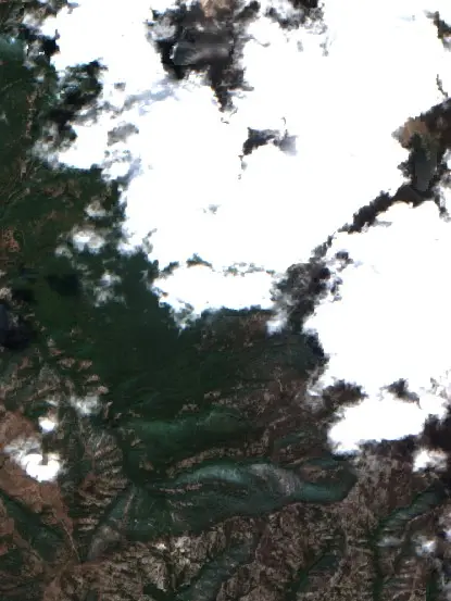 Потоа —  (Sentinel-2, 2026-09-24)