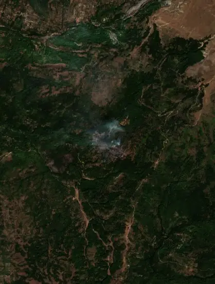 Потоа —  (Sentinel-2, 2026-09-07)