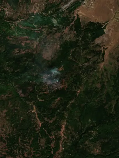 Потоа —  (Sentinel-2, 2026-09-07)