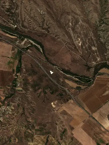 Потоа — Црвени Брегови (Sentinel-2, 2026-09-22)
