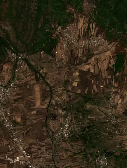 Пред — Ложани (Sentinel-2, 2026-10-04)