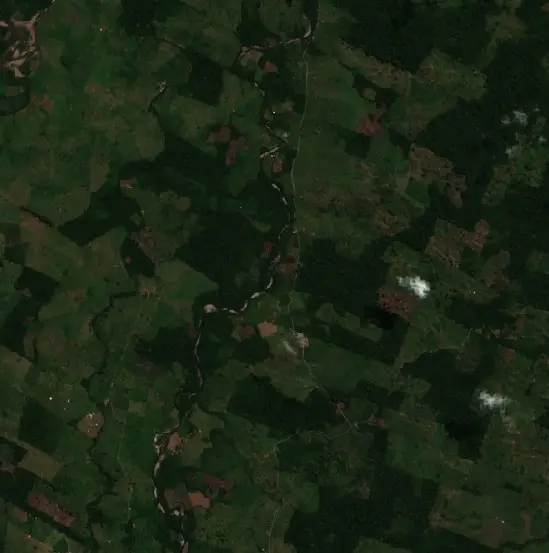 Before — Codo del Pozuzo (Sentinel-2, 2026-08-14)