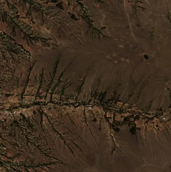 Antes — Huaraz (Sentinel-2, 2026-08-07)