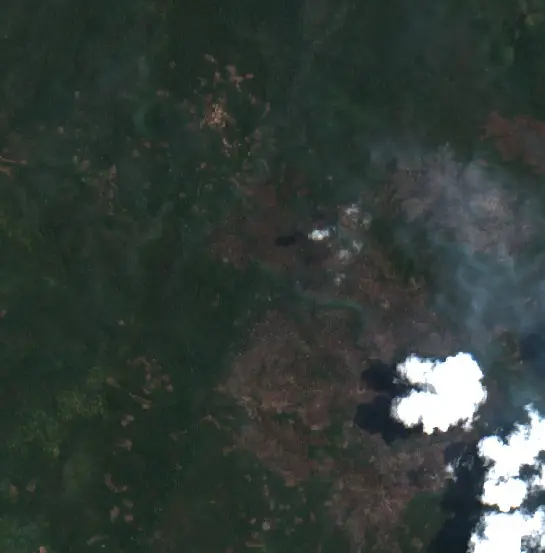 After — RIO TAMBO (Sentinel-2, 2026-10-13)