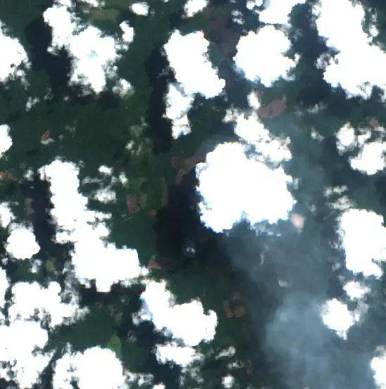 After — Tahuanía (Sentinel-2, 2026-09-13)