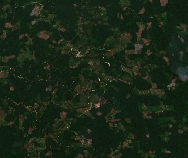 After — Huipoca (Sentinel-2, 2026-09-23)