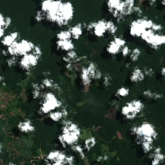 After — Huimbayoc (Sentinel-2, 2026-09-06)