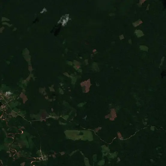 Before — Huimbayoc (Sentinel-2, 2026-08-07)