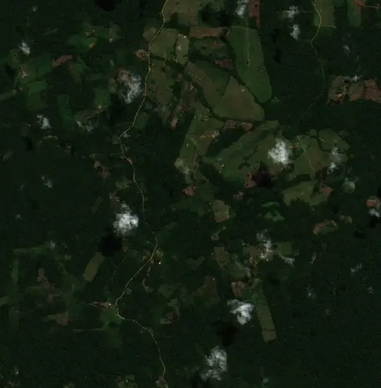 Antes — Inambari (Sentinel-2, 2026-08-13)