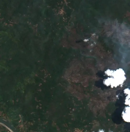 After — RIO TAMBO (Sentinel-2, 2026-10-13)